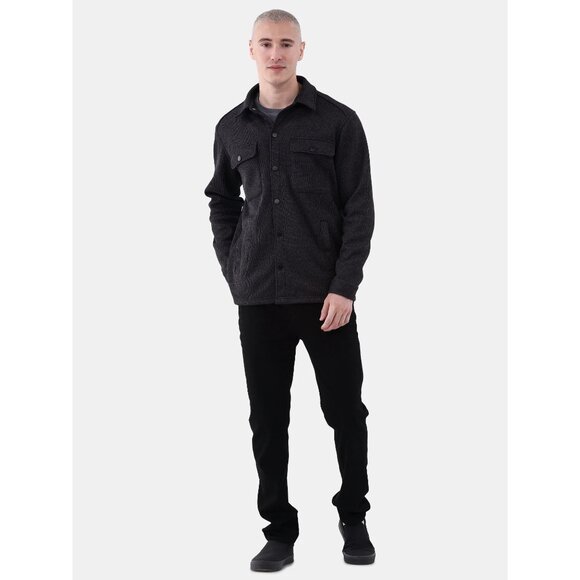 George Men's & Big Men's Knit Fleece Shirt Jacket, Sizes S-3XL